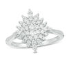 Thumbnail Image 1 of Peoples 100-Year Anniversary 0.50 CT. T.W. Diamond Snowflake Ring in 10K White Gold