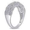 Thumbnail Image 2 of 0.49 CT. T.W. Composite Diamond Scallop Vintage-Style Ring in 10K White Gold