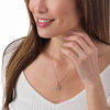 Thumbnail Image 2 of Unstoppable Love™ 0.065 CT. T.W. Diamond Compass Pendant in Sterling Silver