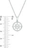 Thumbnail Image 3 of Unstoppable Love™ 0.065 CT. T.W. Diamond Compass Pendant in Sterling Silver