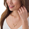 Thumbnail Image 1 of Unstoppable Love™ 0.146 CT. T.W. Diamond Twist Necklace in 10K Gold - 16.5"