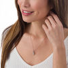 Thumbnail Image 2 of Unstoppable Love™ 0.04 CT. T.W. Diamond Whale Tail Pendant in Sterling Silver