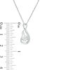 Thumbnail Image 3 of Unstoppable Love™ 0.04 CT. T.W. Diamond Whale Tail Pendant in Sterling Silver