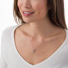 Thumbnail Image 2 of Unstoppable Love™ 0.04 CT. T.W. Diamond Dolphin Outline Pendant in Sterling Silver