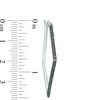 Thumbnail Image 3 of 0.45 CT. T.W. Black Diamond Kite-Shaped Hoop Earrings in Sterling Silver