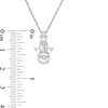 Thumbnail Image 2 of Unstoppable Love™ Diamond Accent Snowman Outline Pendant in Sterling Silver