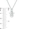 Thumbnail Image 3 of Unstoppable Love™ Diamond Accent Snowman Outline Pendant in Sterling Silver