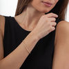 Thumbnail Image 2 of Men's 3.0mm Diamond-Cut Rope Chain Bracelet in Solid 14K Gold - 8.0"