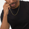 Thumbnail Image 3 of 3.4mm Round Box Chain Necklace in Hollow 14K Gold - 22"