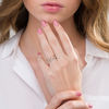 Thumbnail Image 1 of 0.50 CT. T.W. Diamond Twist Anniversary Band in 10K Two-Tone Gold