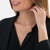 Thumbnail Image 2 of 0.07 CT. T.W. Diamond Clover Pendant in 10K Gold