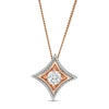 Thumbnail Image 0 of 0.18 CT. Certified Canadian Diamond Solitaire Pendant in 10K Two-Tone Gold (I/I2)