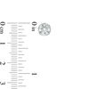 Thumbnail Image 3 of Peoples 100-Year Anniversary 0.75 CT. T.W. Certified Canadian Diamond Solitaire Stud Earrings in 14K White Gold (I/I1)