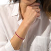 Thumbnail Image 2 of EFFY™ Collection Oval Ruby Tennis Bracelet in 14K Rose Gold