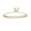 Thumbnail Image 0 of 0.50 CT. T.W. Diamond Curb Chain Bolo Bracelet in 10K Gold - 9.5"