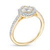Thumbnail Image 2 of 0.45 CT. T.W. Composite Diamond Clover Frame Ring in 10K Gold