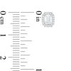 Thumbnail Image 2 of 0.45 CT. T.W. Certified Emerald-Cut Diamond Octagon Frame Stud Earrings in 14K White Gold (I/I1)
