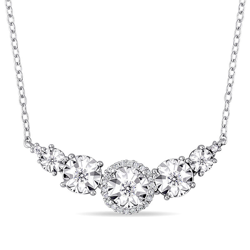 Lightwave Diamond Curve Necklace – SARAH & SEBASTIAN