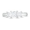 Thumbnail Image 3 of Celebration Canadian Ideal 1.00 CT. T.W. Princess-Cut Diamond Engagement Ring in 14K White Gold (I/I1)