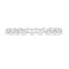 Thumbnail Image 3 of 0.25 CT. T.W. Diamond Double Row Band in 10K White Gold