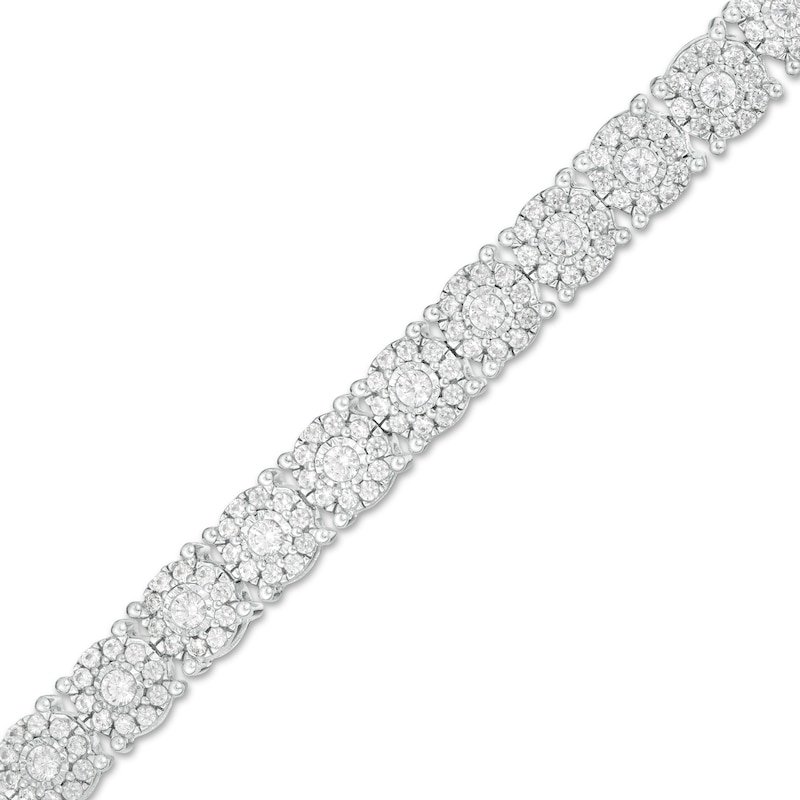 3.00 CT. T.W. Diamond Tennis Bracelet in 10K White Gold