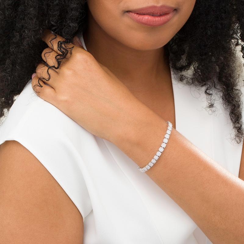Main Image 2 of 3.00 CT. T.W. Diamond Tennis Bracelet in 10K White Gold
