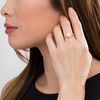 Thumbnail Image 1 of 0.37 CT. T.W. Composite Diamond Hexagonal Frame Ring in 10K Gold