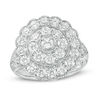 Thumbnail Image 0 of 1.95 CT. T.W. Diamond Double Frame Scallop Vintage-Style Ring in 10K White Gold