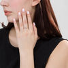 Thumbnail Image 1 of 0.23 CT. T.W. Diamond Bypass Ring in 10K Tri-Tone Gold