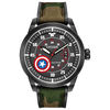 Thumbnail Image 0 of Men's Citizen Eco-Drive® Captain America Black IP Strap Watch with Black Dial (Model: AW1367-05W)
