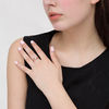 Thumbnail Image 1 of 0.145 CT. T.W. Diamond Bypass Split Shank Vintage-Style Ring in 10K Rose Gold