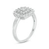Thumbnail Image 2 of 0.69 CT. T.W. Composite Diamond Cushion Frame Ring in 10K White Gold