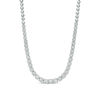 Thumbnail Image 1 of 3.00 CT. T.W. Diamond and Bead Strand Necklace in 10K White Gold