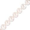 Thumbnail Image 0 of IMPERIAL® 7.0-8.0mm Cultured Freshwater Pearl Strand Bracelet with 14K Gold Fish-Hook Clasp - 7.5"