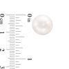 Thumbnail Image 2 of IMPERIAL® 9.0-9.5mm Freshwater Cultured Pearl Stud Earrings in 14K Gold
