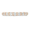 Thumbnail Image 3 of Vera Wang Love Collection 1.20 CT. T.W. Diamond Band in 14K Rose Gold