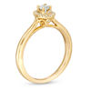 Thumbnail Image 1 of 0.25 CT. T.W. Diamond Double Oval Frame Vintage-Style Engagement Ring in 10K Gold