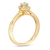 Thumbnail Image 2 of 0.25 CT. T.W. Diamond Double Oval Frame Vintage-Style Engagement Ring in 10K Gold