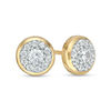 Thumbnail Image 1 of 0.29 CT. T.W. Diamond Frame Stud Earrings in 10K Gold