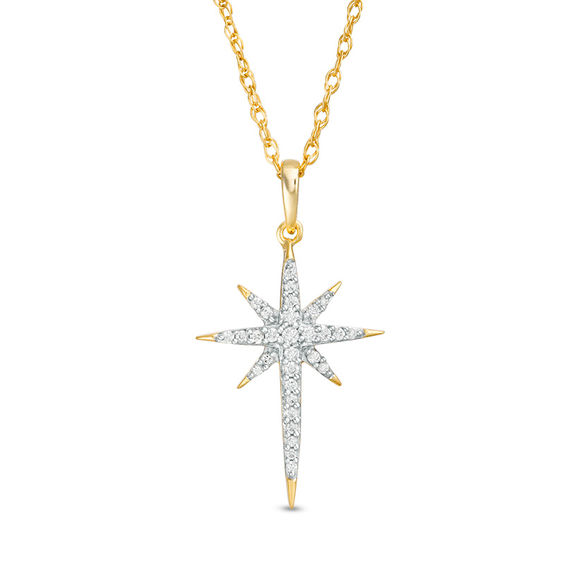 8 point clearance star necklace