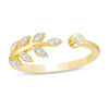 Thumbnail Image 0 of 0.085 CT. T.W. Diamond Vine Open Ring in 10K Gold