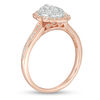 Thumbnail Image 2 of 0.50 CT. T.W. Marquise Diamond Scallop Frame Vintage-Style Engagement Ring in 14K Rose Gold
