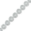 Thumbnail Image 1 of Peoples 100-Year Anniversary 0.25 CT. T.W. Diamond Bracelet in Sterling Silver - 7.25"