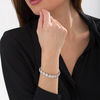 Thumbnail Image 2 of Peoples 100-Year Anniversary 0.25 CT. T.W. Diamond Bracelet in Sterling Silver - 7.25"