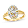Thumbnail Image 1 of 0.33 CT. T.W. Oval Composite Diamond Ring in 10K Gold