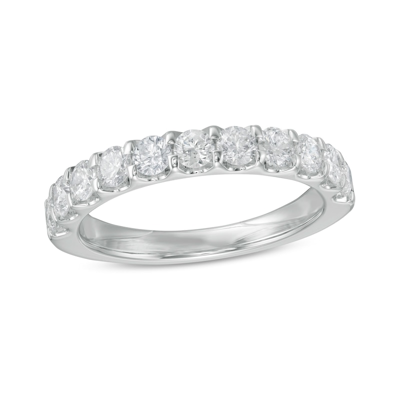 1.00 CT. T.W. Certified Diamond Band in 14K White Gold (I/SI2)
