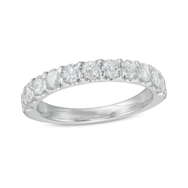 Main Image 1 of 1.00 CT. T.W. Certified Diamond Band in 14K White Gold (I/SI2)