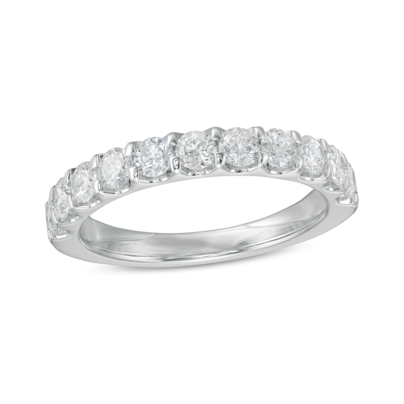 1.00 CT. T.W. Certified Diamond Band in 14K White Gold (I/SI2)|Peoples Jewellers