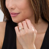 Thumbnail Image 1 of 0.50 CT. T.W. Diamond Scallop Frame Vintage-Style Engagement Ring in 10K Two-Tone Gold