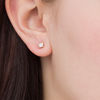 Thumbnail Image 2 of 0.18 CT. T.W. Diamond Solitaire Stud Earrings in 10K Gold